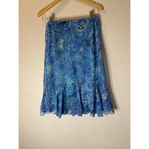 Bundle of 2 Flowy Y2K Fairy Feminine Skirts Asymmetrical Flowy Whimsigoth Boho - Picture 4 of 6
